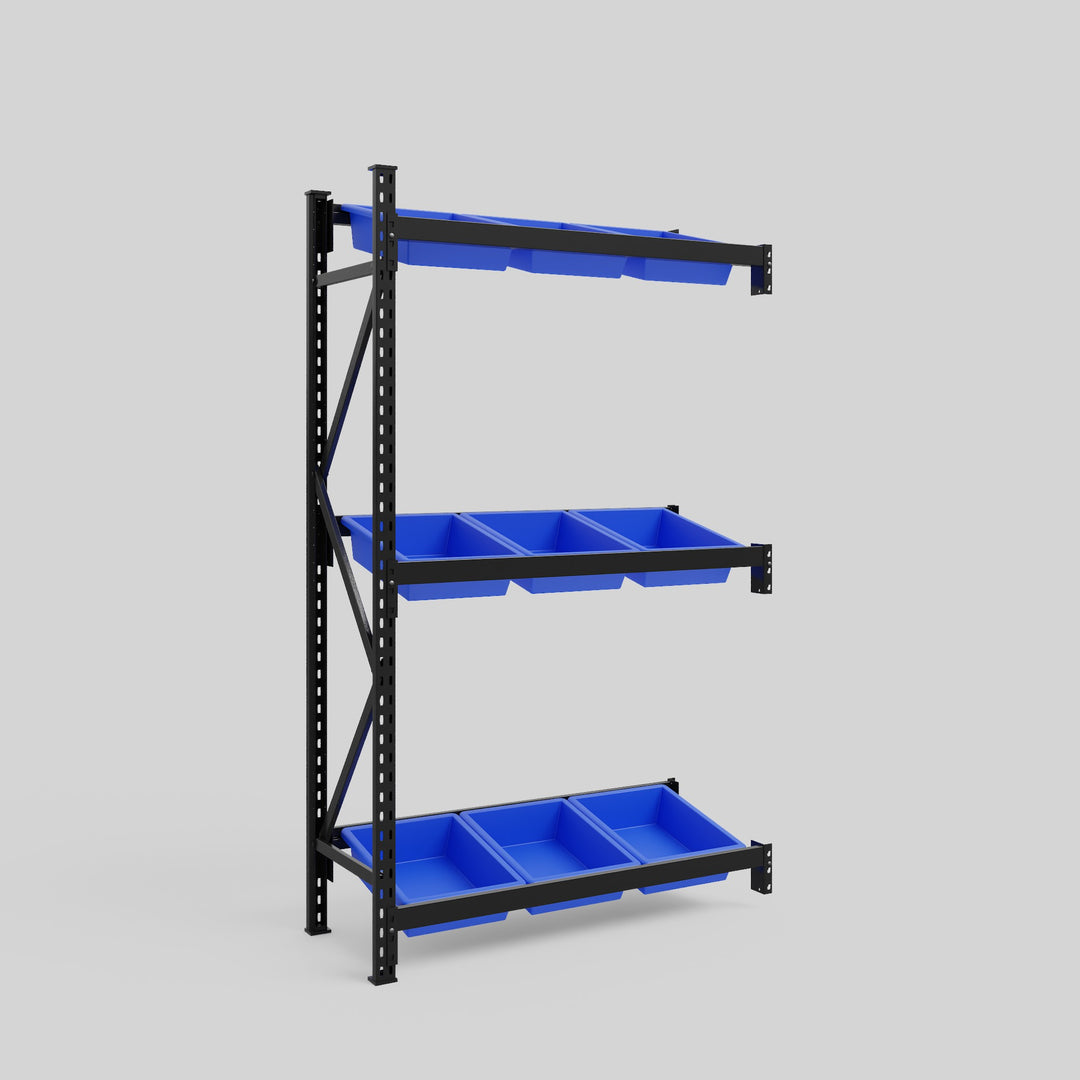 Storage Plastic Tub Racking Plastic Tub Shelving – Steelspan Storage Systems