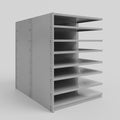 RUT Shelving - Double Sided - Add-On Bay: H1200 x W900 x D600/D600mm