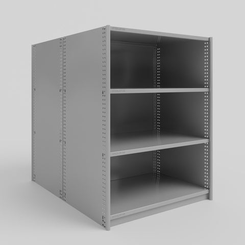 RUT Shelving - Double Sided - Full Bay: H1200 x W900 x D600/D600mm