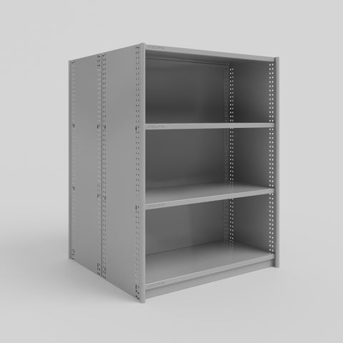 RUT Shelving - Double Sided - Full Bay: H1200 x W900 x D400/D400mm
