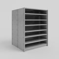 RUT Shelving - Double Sided - Full Bay: H1200 x W900 x D400/D400mm