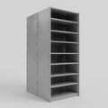RUT Shelving - Double Sided - Full Bay: H2175 x W900 x D600/D600mm