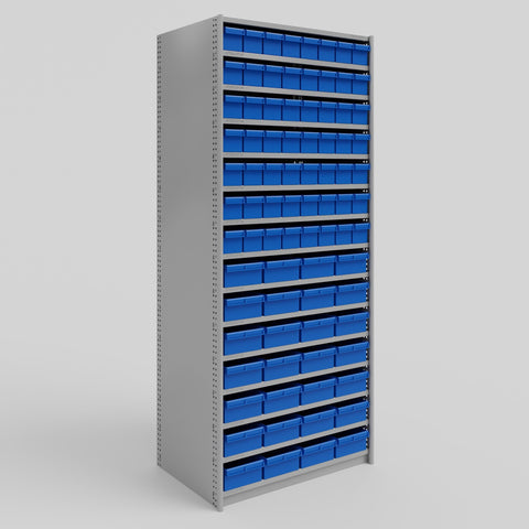 Small Parts Storage Shelving - Full Bay: H2175 x W900 x D600