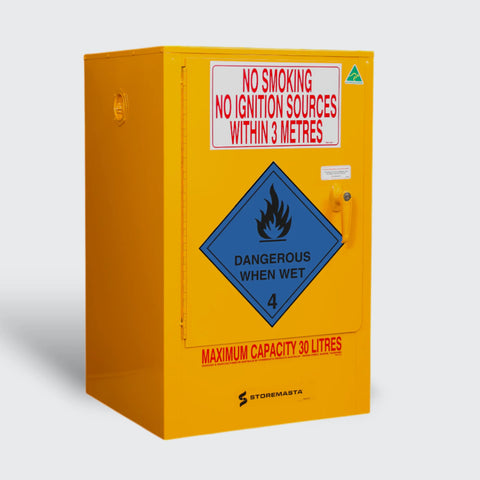 Steelspan - 30L -Dangerous When Wet Storage Cabinet