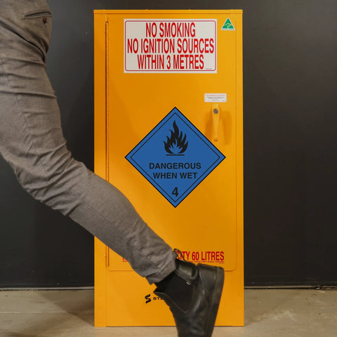 Steelspan - 60L - Dangerous When Wet Storage Cabinet