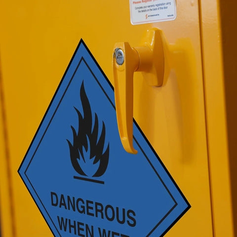Steelspan - 60L - Dangerous When Wet Storage Cabinet