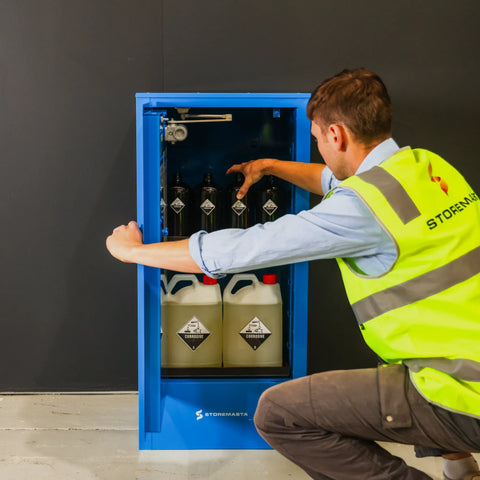 Steelspan - 60L - Corrosive Substance Storage Cabinet