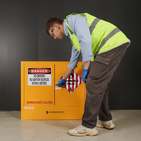 Steelspan - 100L - Flammable Solids Storage Cabinet