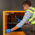Steelspan - 100L - Dangerous When Wet Storage Cabinet