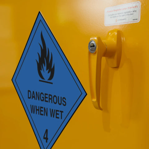Steelspan - 170L - Dangerous When Wet Storage Cabinet