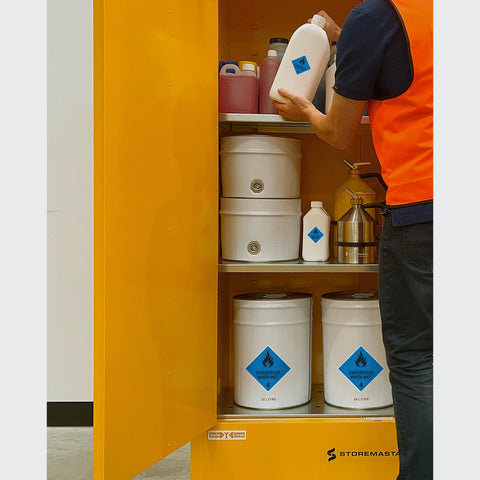 Steelspan - 250L - Dangerous When Wet Storage Cabinet