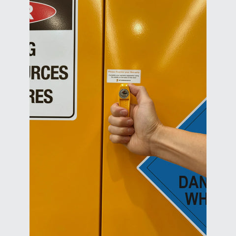 Steelspan - 250L - Dangerous When Wet Storage Cabinet