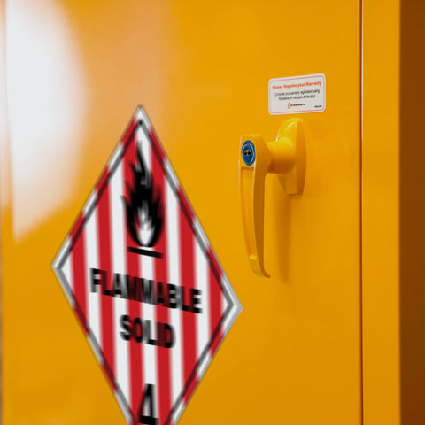 Steelspan - 250L - Flammable Solids Storage Cabinet-Single Door