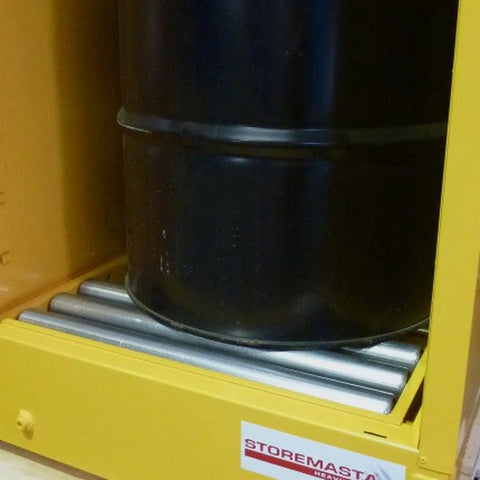 Steelspan - 250L - Flammable Liquid Storage Cabinet - Roller Base