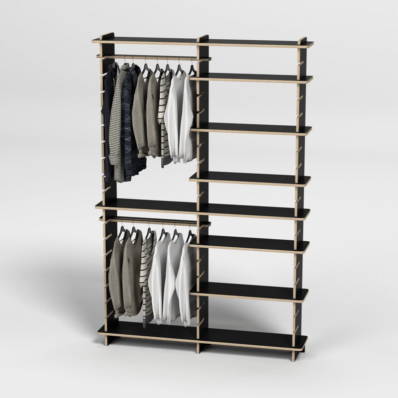 Shelvr Double Bay Clothing Rack | H2315 x D290mm