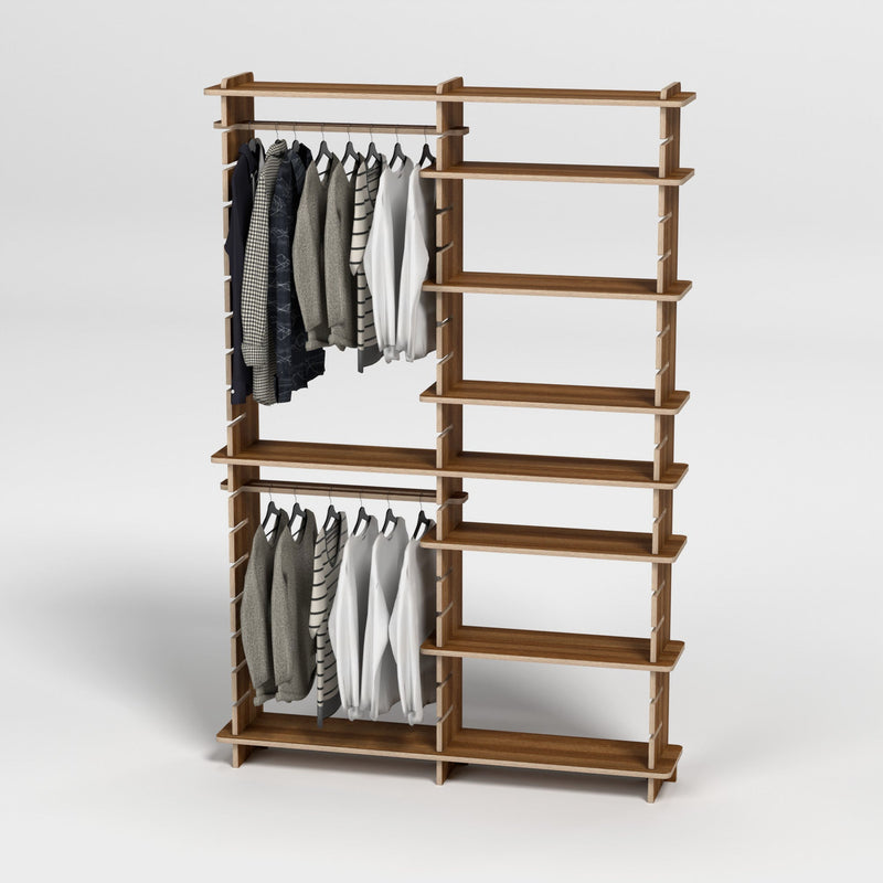 Shelvr Double Bay Clothing Rack | H2315 x D290mm