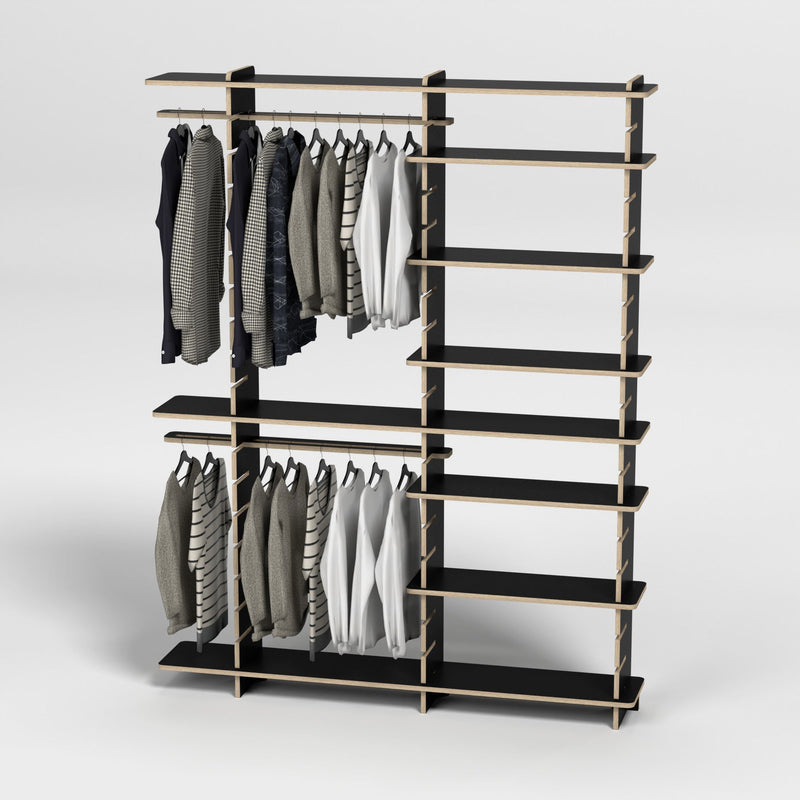 Shelvr Double Bay Clothing Rack | H2315 x D290mm