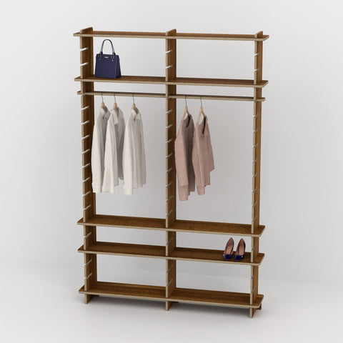 Shelvr Double Bay Clothing Rack | H2315 x D290mm