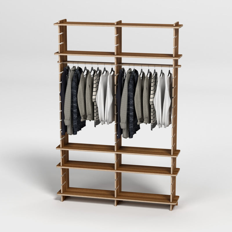 Shelvr Double Bay Clothing Rack | H2315 x D290mm