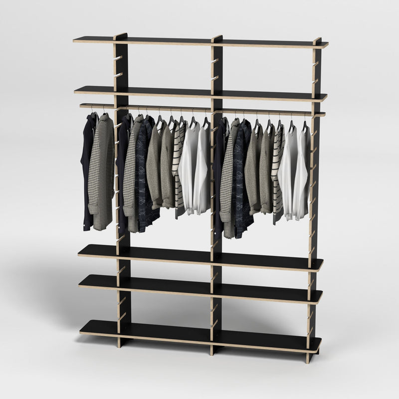 Shelvr Double Bay Clothing Rack | H2315 x D290mm