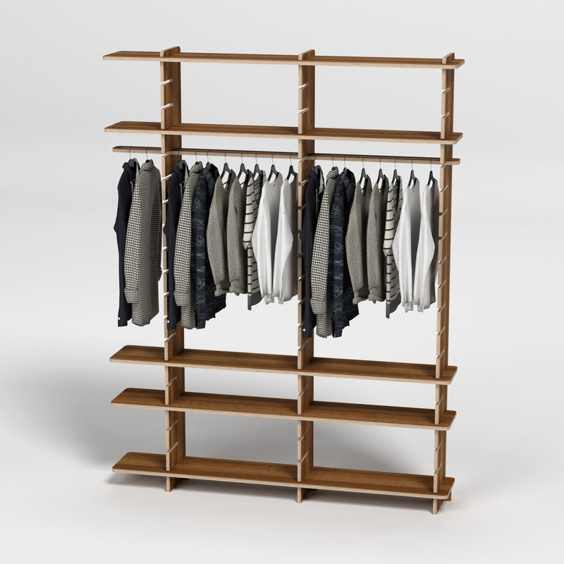 Shelvr Double Bay Clothing Rack | H2315 x D290mm