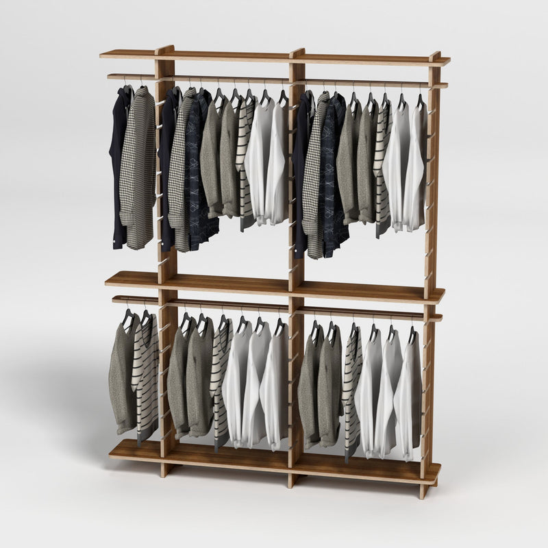 Shelvr Double Bay Clothing Rack | H2315 x D290mm