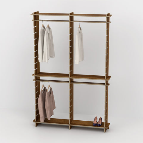 Shelvr Double Bay Clothing Rack | H2315 x D290mm