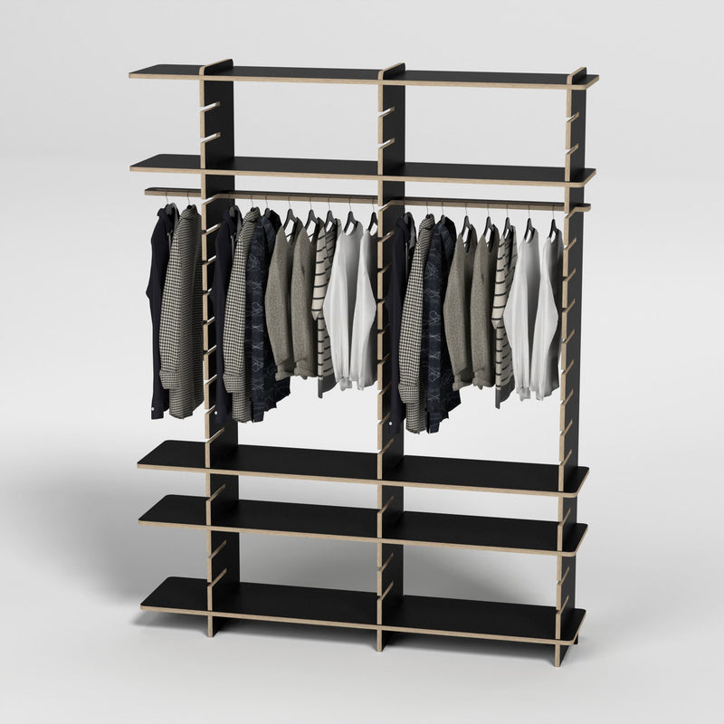 Shelvr Double Bay Clothing Rack | H2315 x D390mm