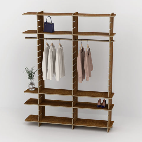 Shelvr Double Bay Clothing Rack | H2315 x D390mm