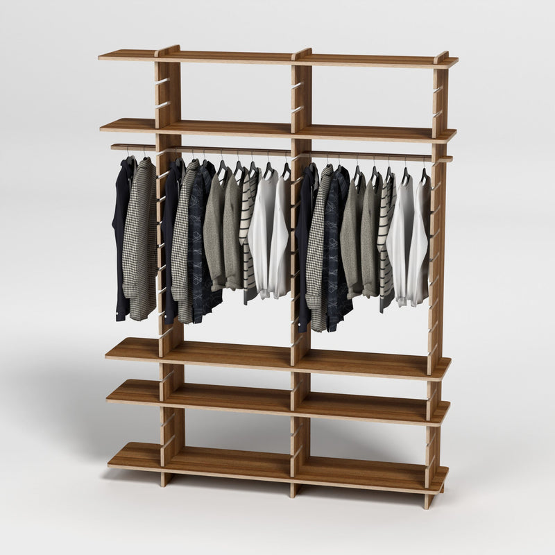 Shelvr Double Bay Clothing Rack | H2315 x D390mm