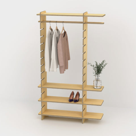 Shelvr Single Bay Clothing Rack | D290mm