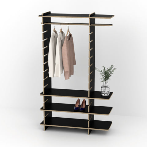 Shelvr Single Bay Clothing Rack | D390mm