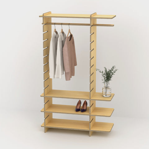 Shelvr Single Bay Clothing Rack | D390mm