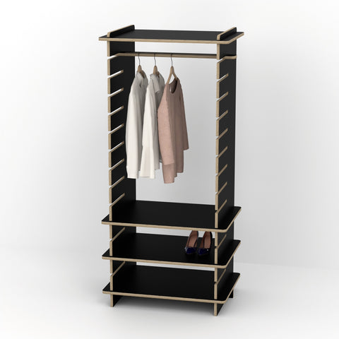 Shelvr Single Bay Clothing Rack | D590mm