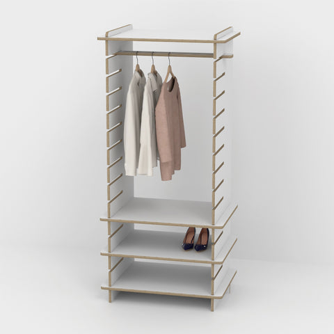 Shelvr Single Bay Clothing Rack | D590mm