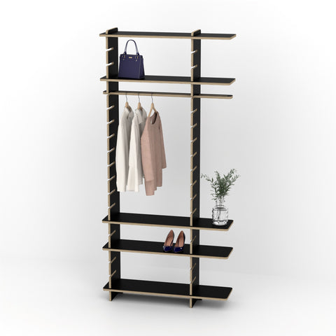 Shelvr Single Bay Clothing Rack | D290mm