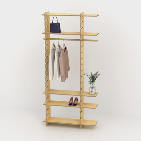 Shelvr Single Bay Clothing Rack | D290mm