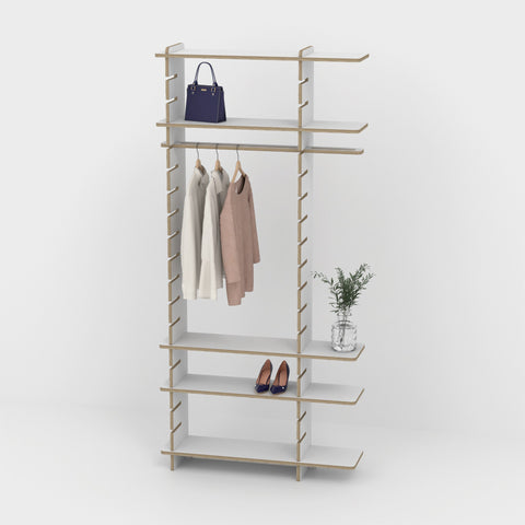 Shelvr Single Bay Clothing Rack | D290mm