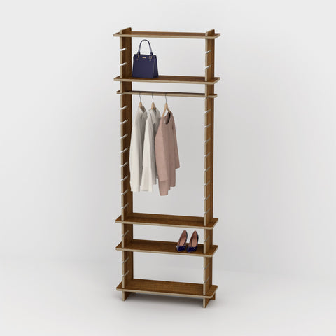 Shelvr Single Bay Clothing Rack | D290mm