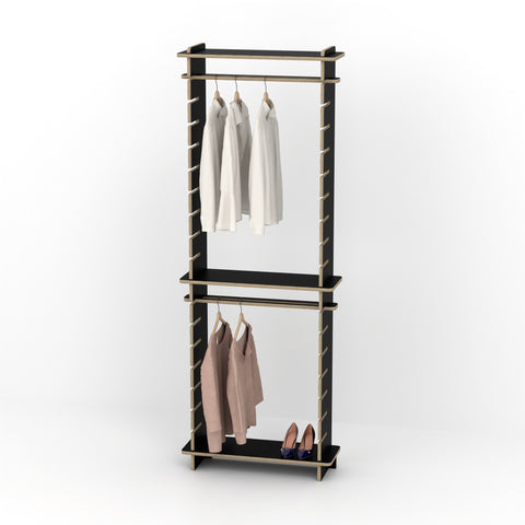 Shelvr Single Bay Clothing Rack | D290mm