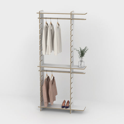 Shelvr Single Bay Clothing Rack | D290mm