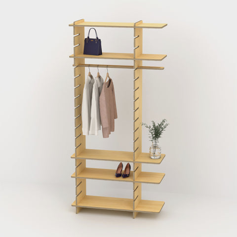 Shelvr Single Bay Clothing Rack | D390mm