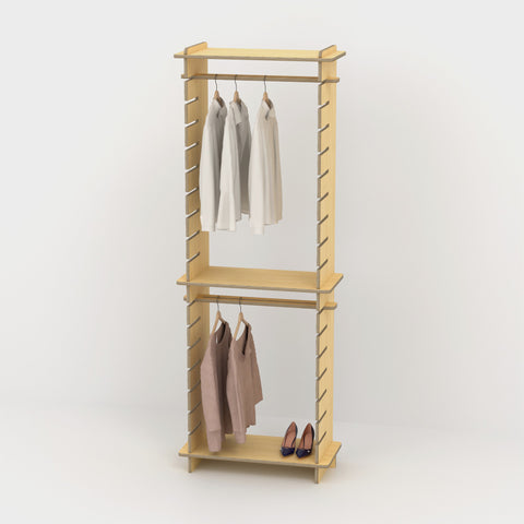 Shelvr Single Bay Clothing Rack | D390mm