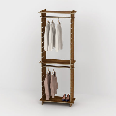 Shelvr Single Bay Clothing Rack | D390mm