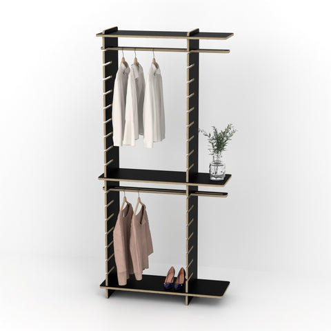 Shelvr Single Bay Clothing Rack | D390mm