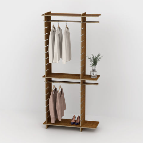 Shelvr Single Bay Clothing Rack | D390mm