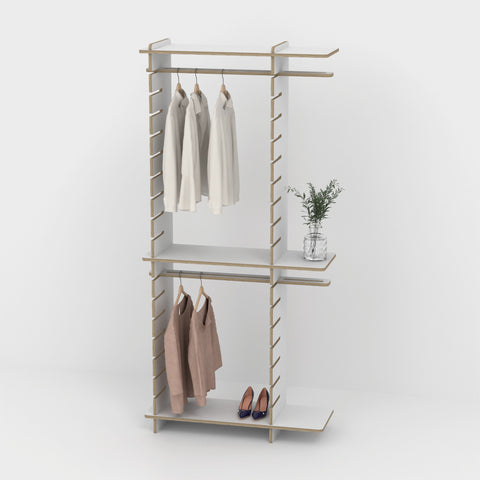 Shelvr Single Bay Clothing Rack | D390mm