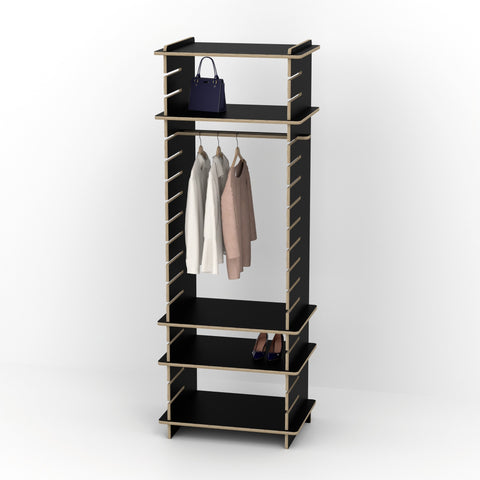 Shelvr Single Bay Clothing Rack | D590mm