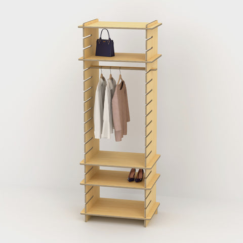 Shelvr Single Bay Clothing Rack | D590mm