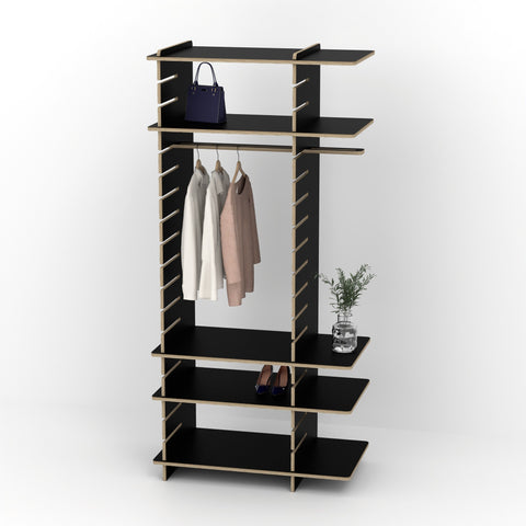 Shelvr Single Bay Clothing Rack | D590mm